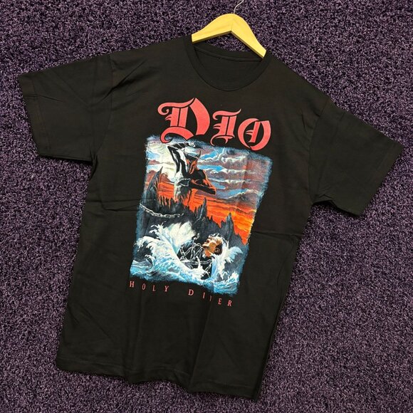 Dio Holy Diver Heavy Metal Band T-Shirt Size large - Picture 3 of 4